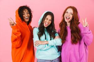 Three Girls In Customized Sadistar Hoodie 